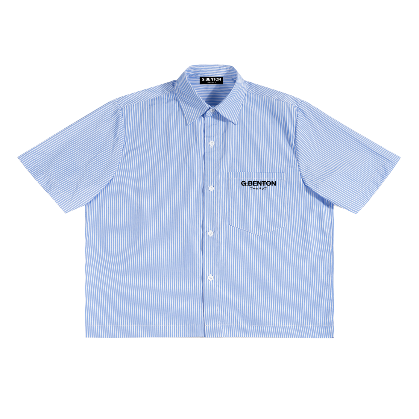 Strikethrough Oversized Boxy Shirt