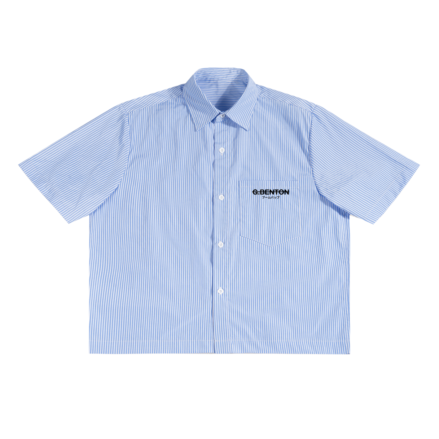 Strikethrough Oversized Boxy Shirt