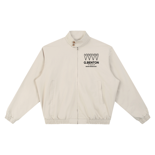 4 Hearts Stand Collar Bomber