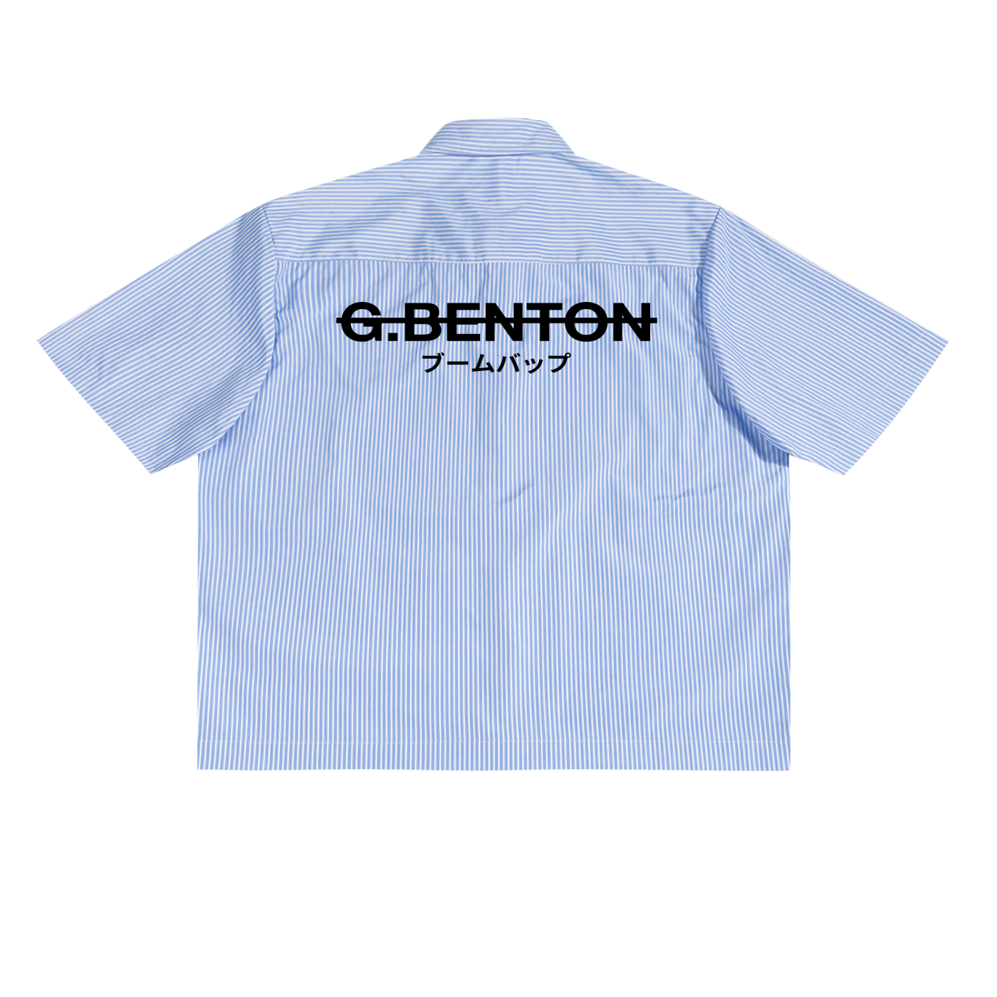 Strikethrough Oversized Boxy Shirt