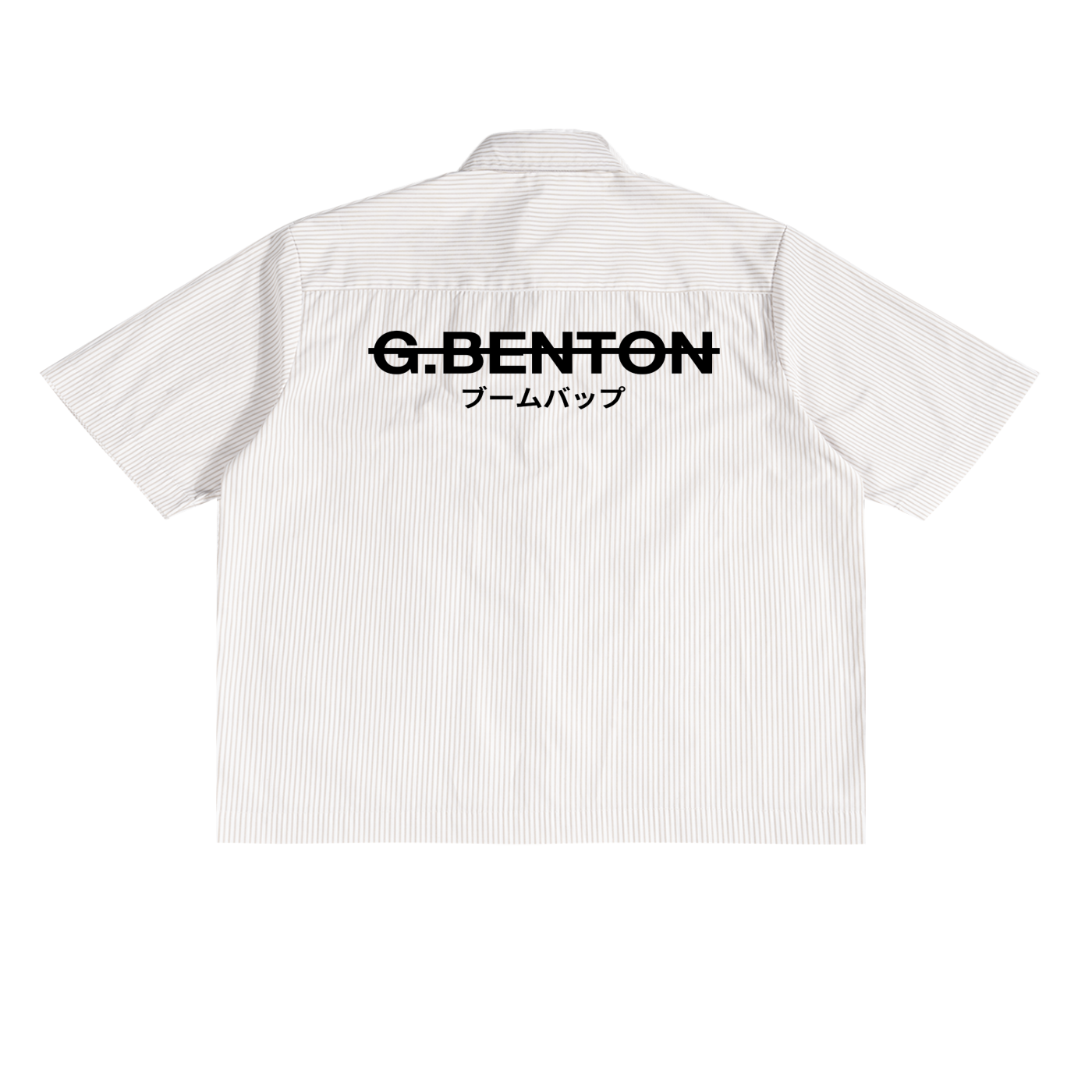 Strikethrough Oversized Boxy Shirt