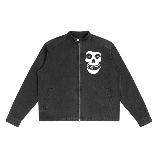 Vintage Skull Denim Jacket