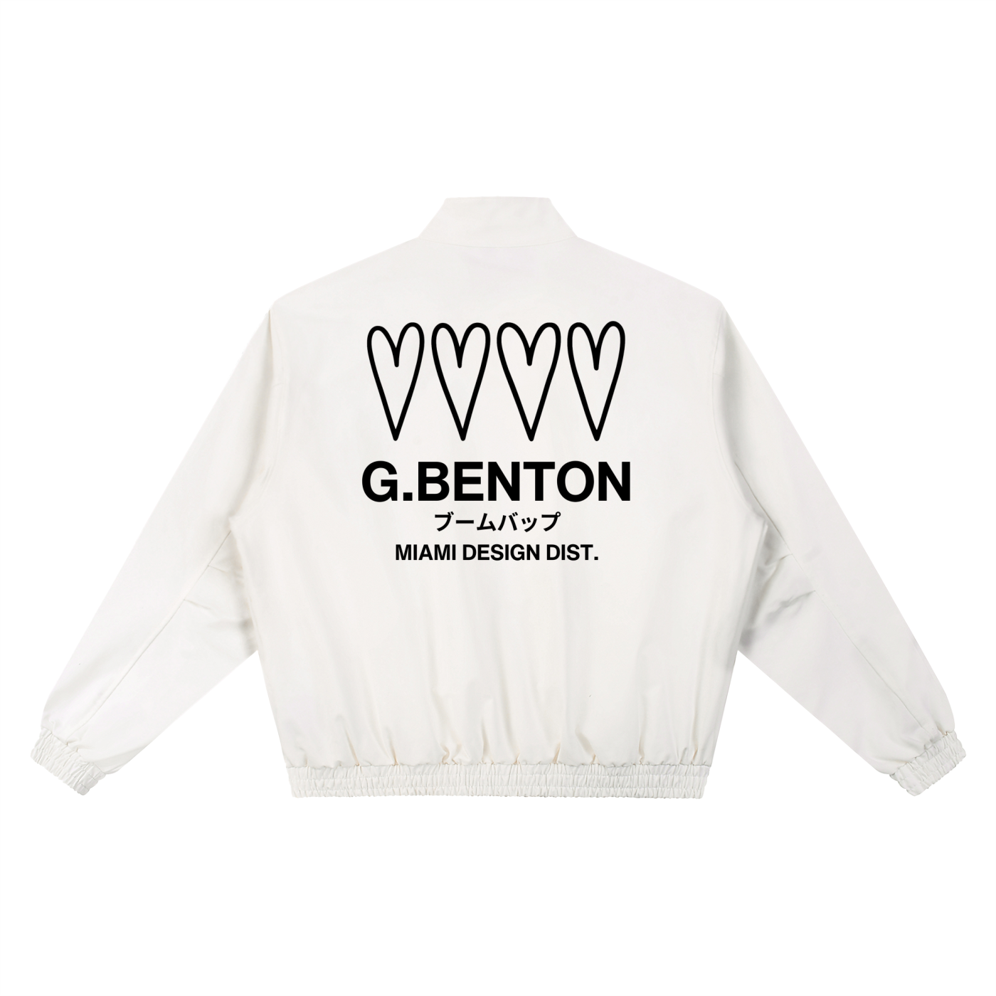 4 Hearts Stand Collar Bomber