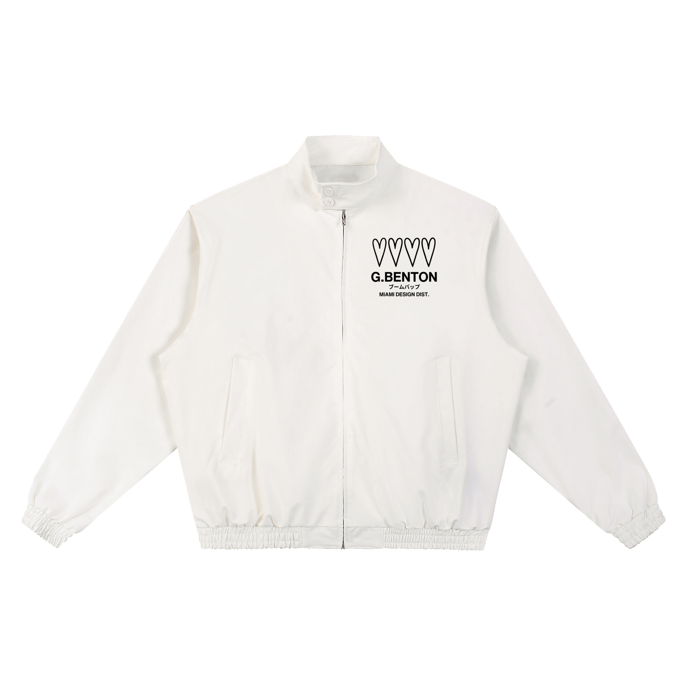 4 Hearts Stand Collar Bomber