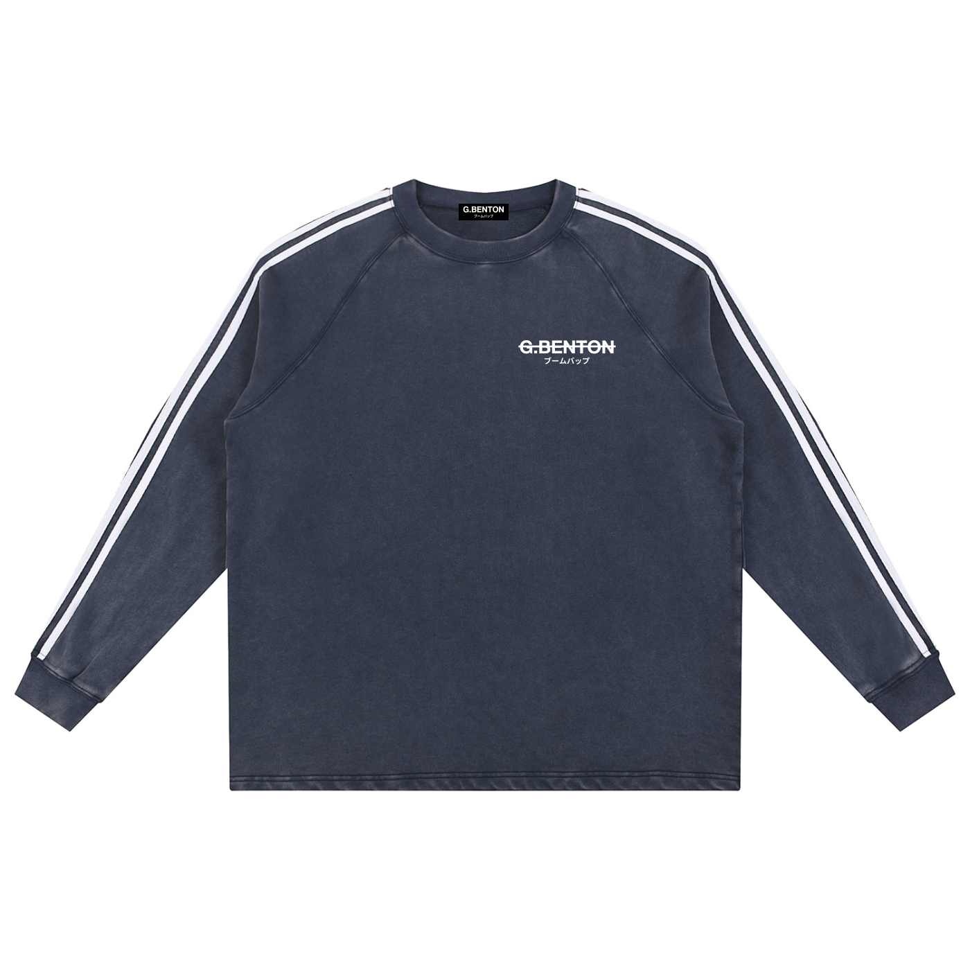 Strikethrough Contrast Tape Sweatshirt