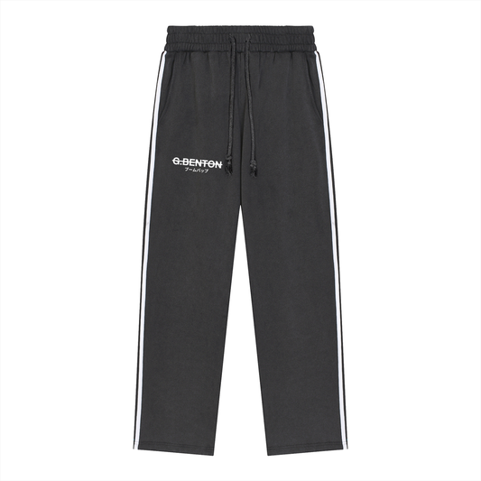 Strikethrough Contrast Tape Sweatpants