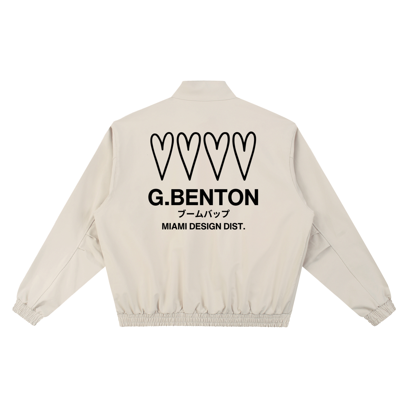 4 Hearts Stand Collar Bomber